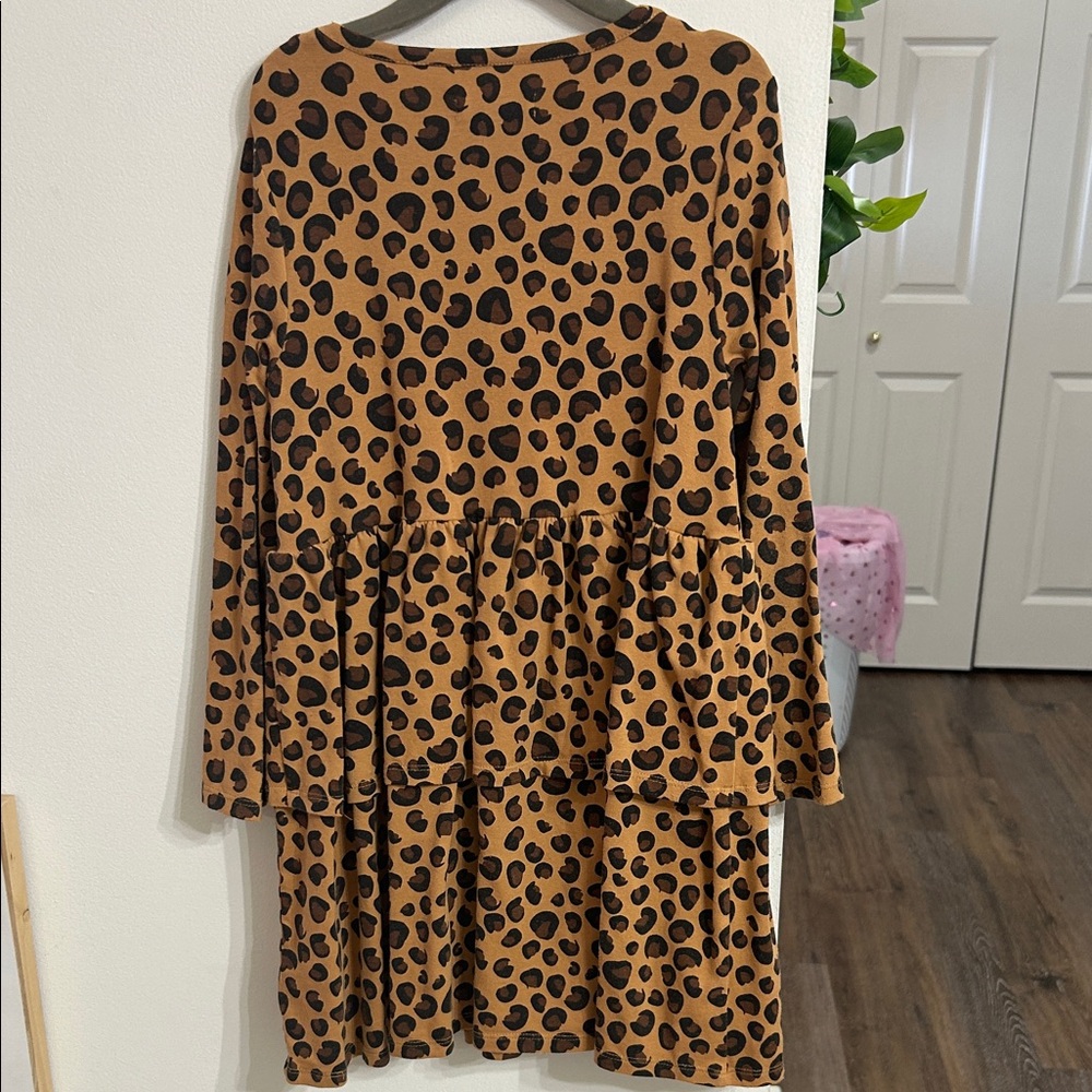 Tucker + Tate Brown Animal Print Dress - Picture 3 of 3